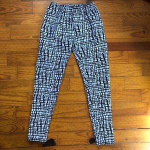 Mosaic Design Fleece Leggings